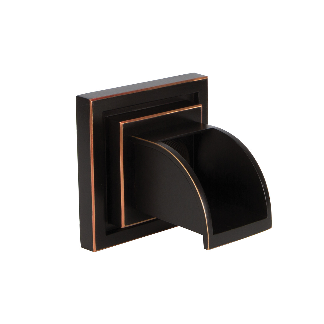 Излив Wall Spout Square Bronze