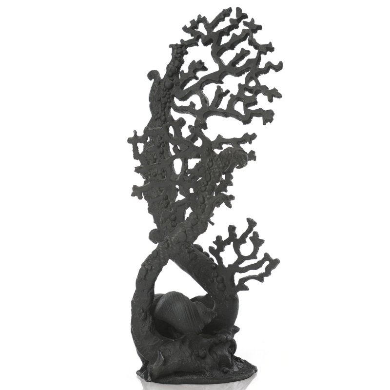 Декоративный элемент "Коралл", Fan coral ornament black