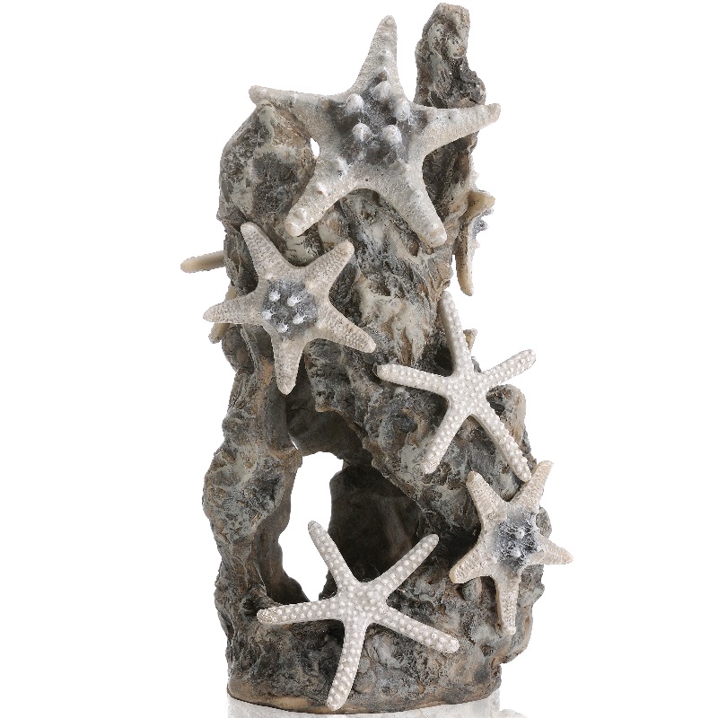Декоративный элемент "Камень с морскими звездами", Sea star rock ornament
