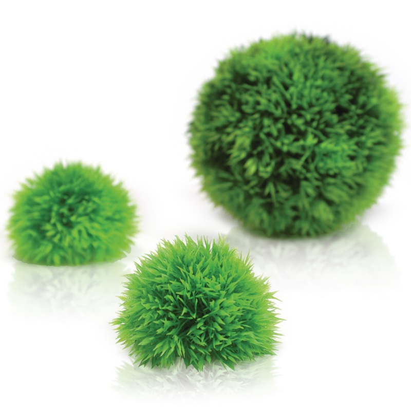Набор из 3-х зеленых водных шаров, Aquatic topiary ball set 3 green